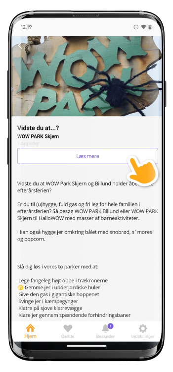 Nyhed åben