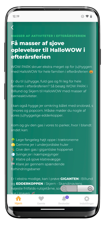 Nyhed webside