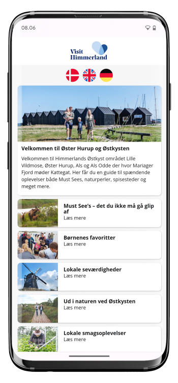 Øster Hurup webapp